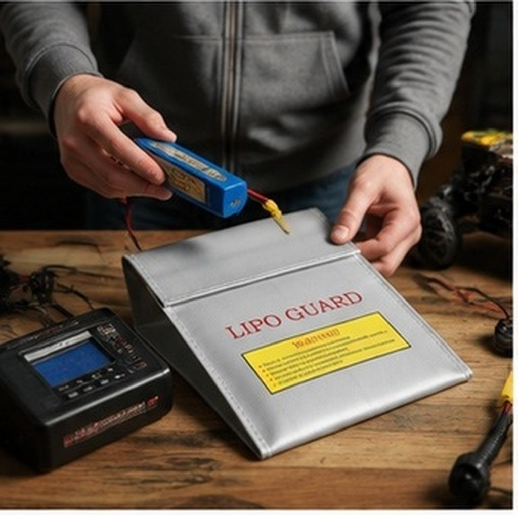 Lipo Battery Fireproof Safety Charge Box - Sac de protection ignifuge pour batterie