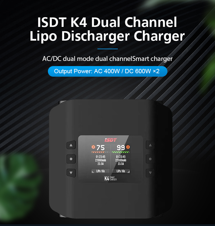 Chargeur intelligent à double  - Isdt K4 Dual Lipo Charger avis et prix