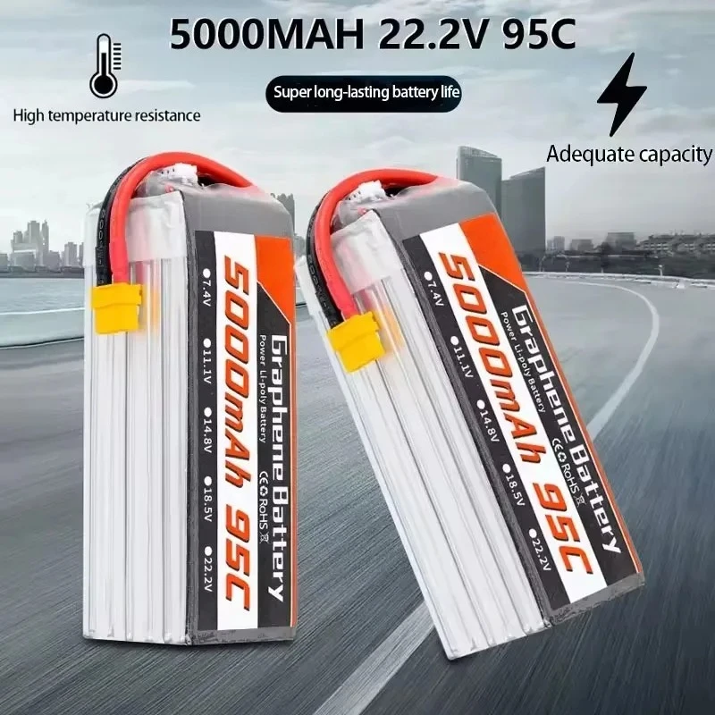 Batterie Lipo 95C 22.2V 6S 500 - 6S Lipo Battery 22.2V 5000Mah avis et prix